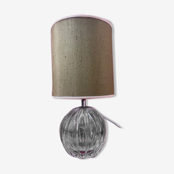 Lampe cristal Daum vintage 1970