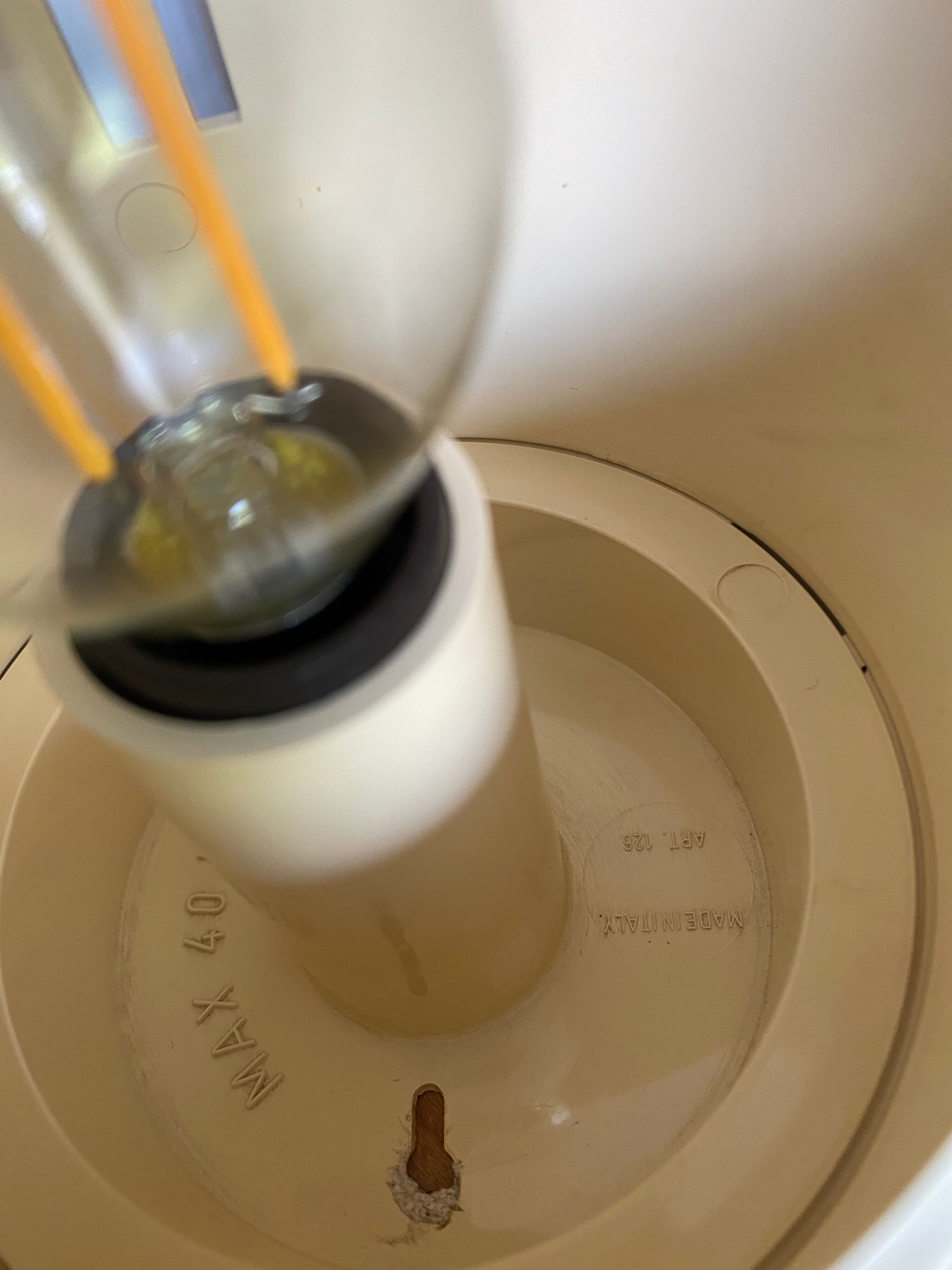 Vintage Italian lamp Space age