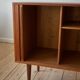 Teak cabinet with tambour doors by Kai Kristiansen For FM Møbler