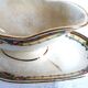 Ancien plat /légumier de table avec saucière, vaisselle vintage début 20e