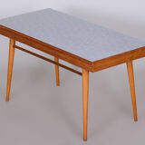 Oak MidCentury Coffee Table, Well-Preserved Condition, Czechia, 1950s