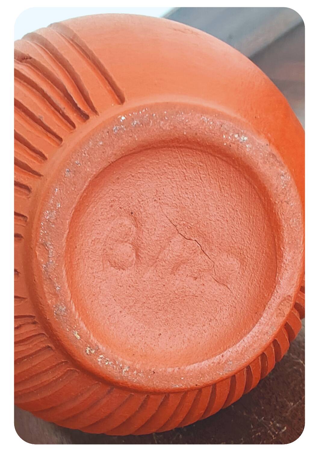 Carafe en terre cuite des années 1970