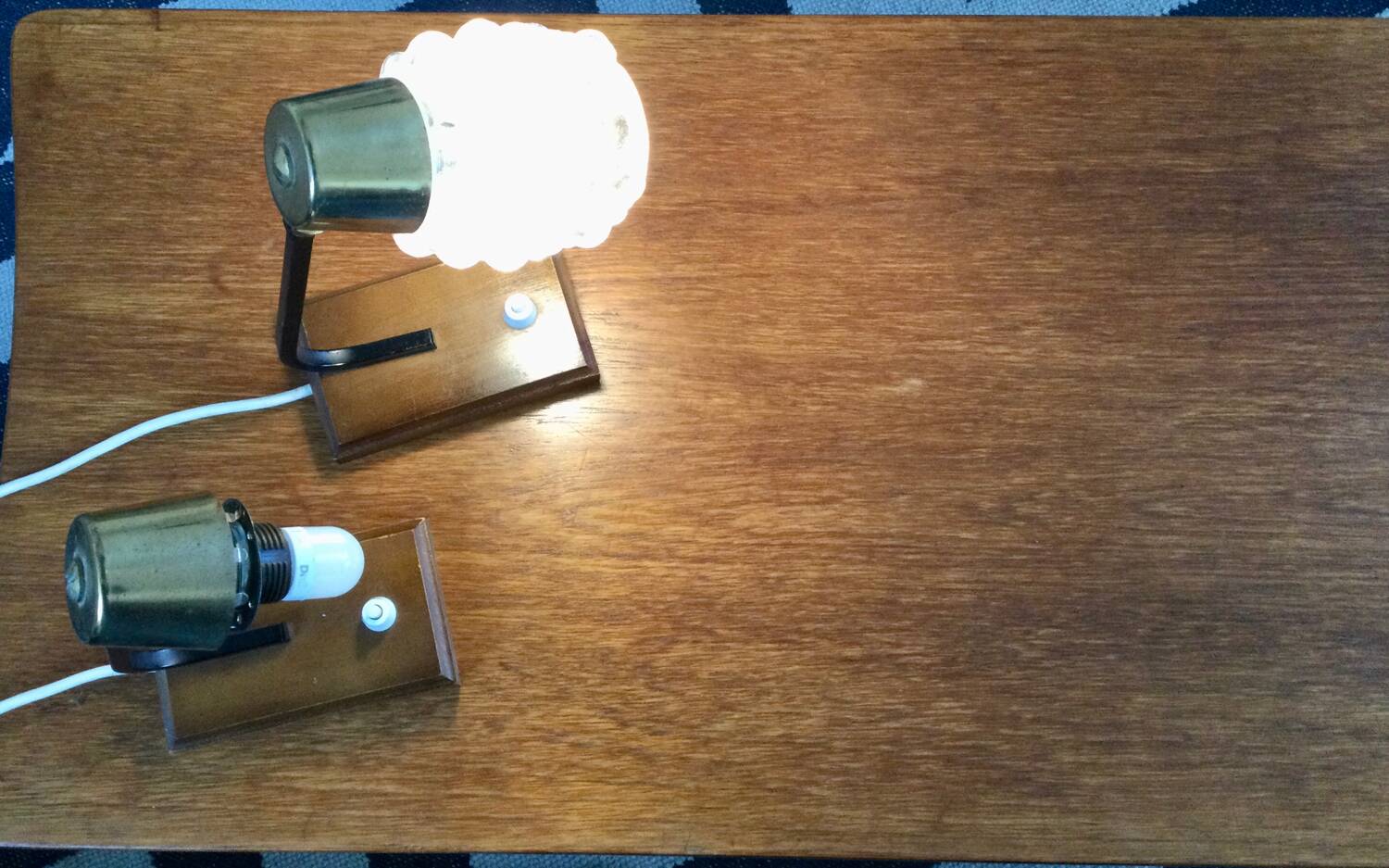 Bubble bedside lamp, 70s