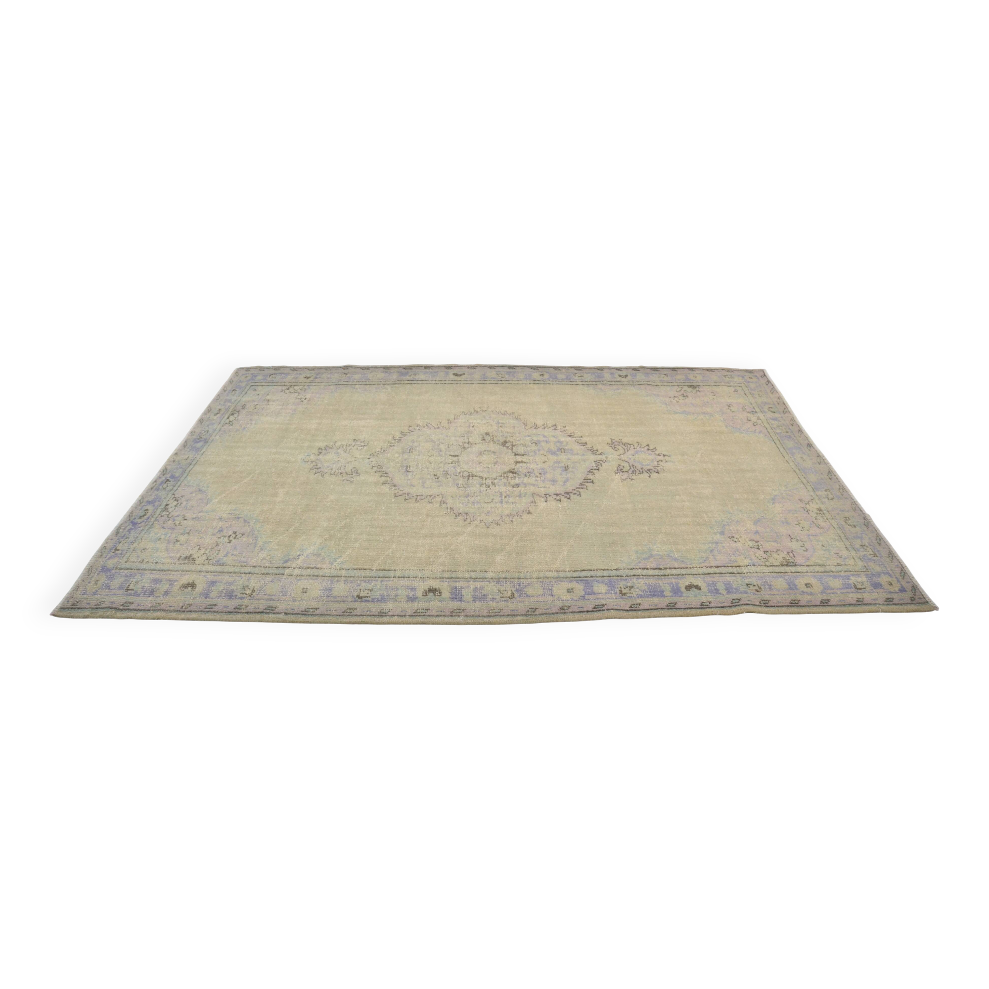 Tapis vintage turc Oushak sku 3201