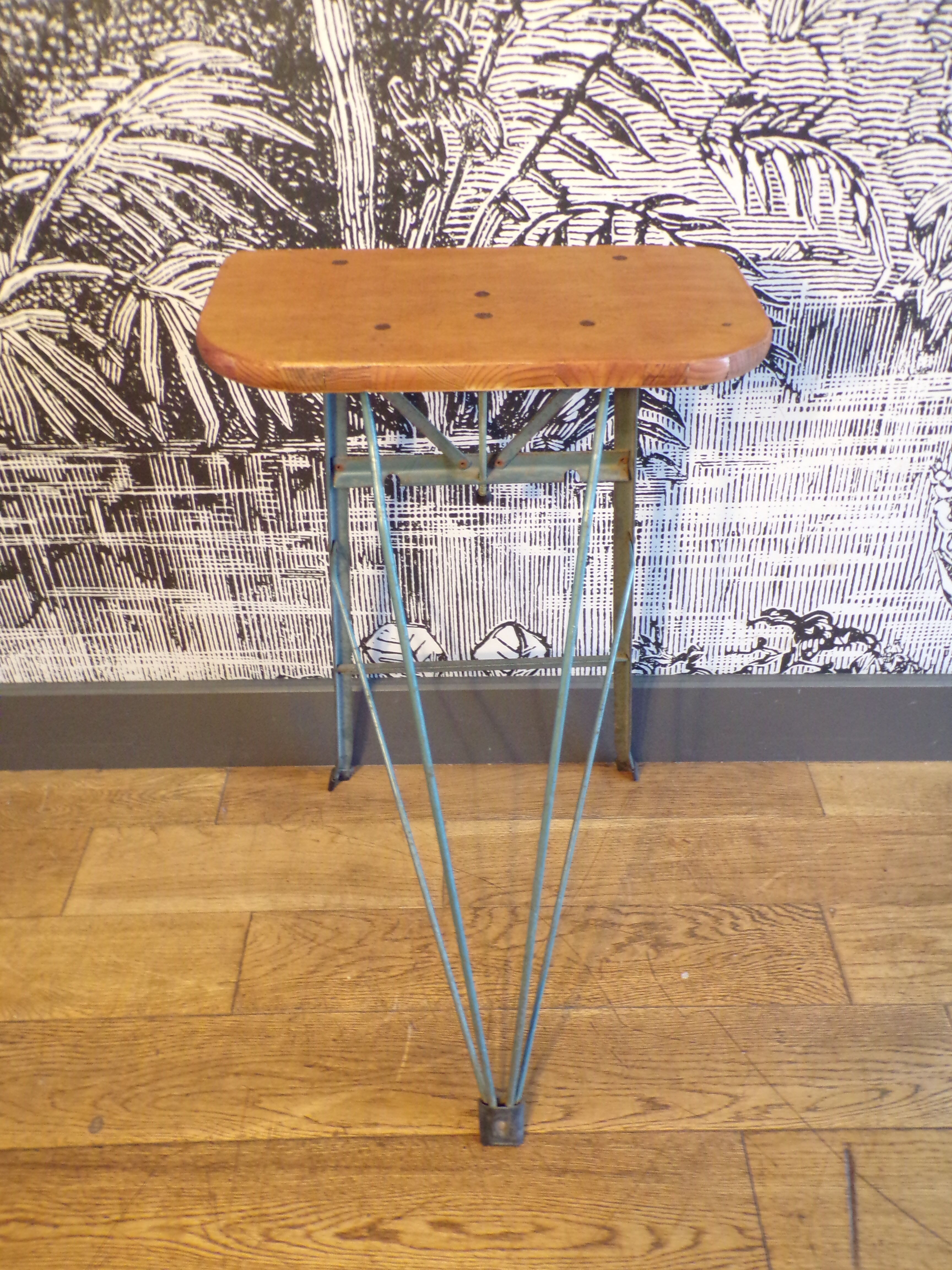 Vintage dragonfly folding stool
