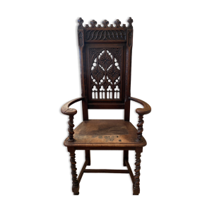 Chaise en chêne fin