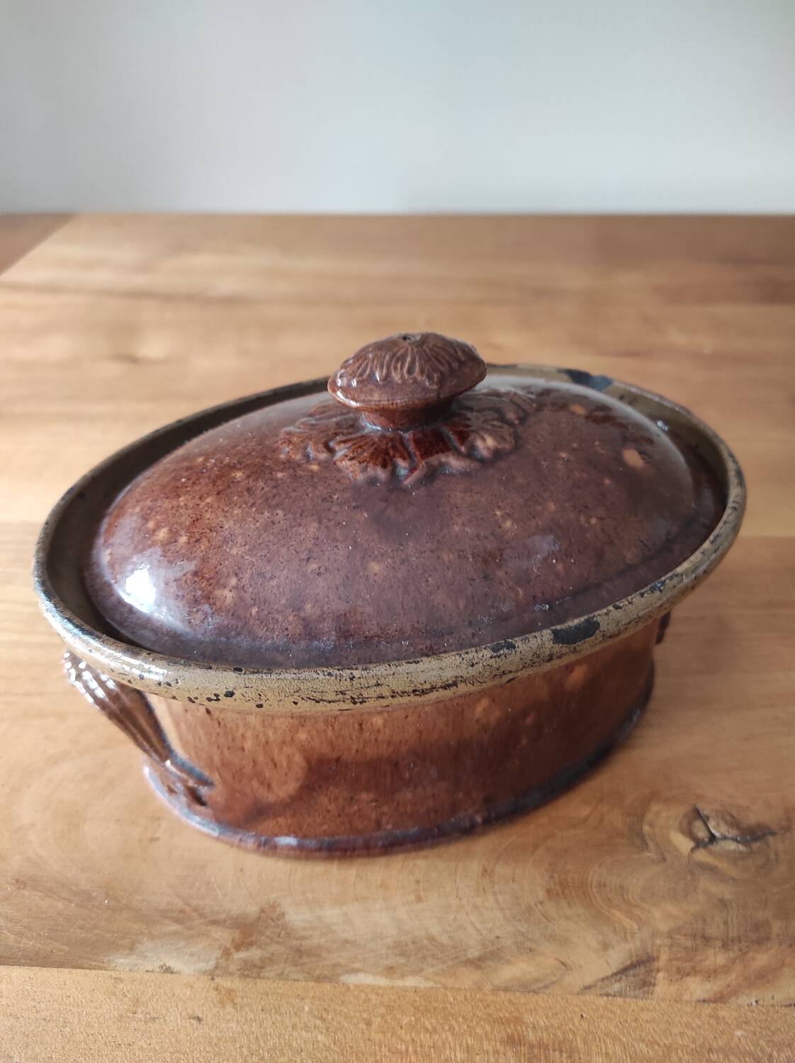 Old terrine in glazed earthenware MIELLE