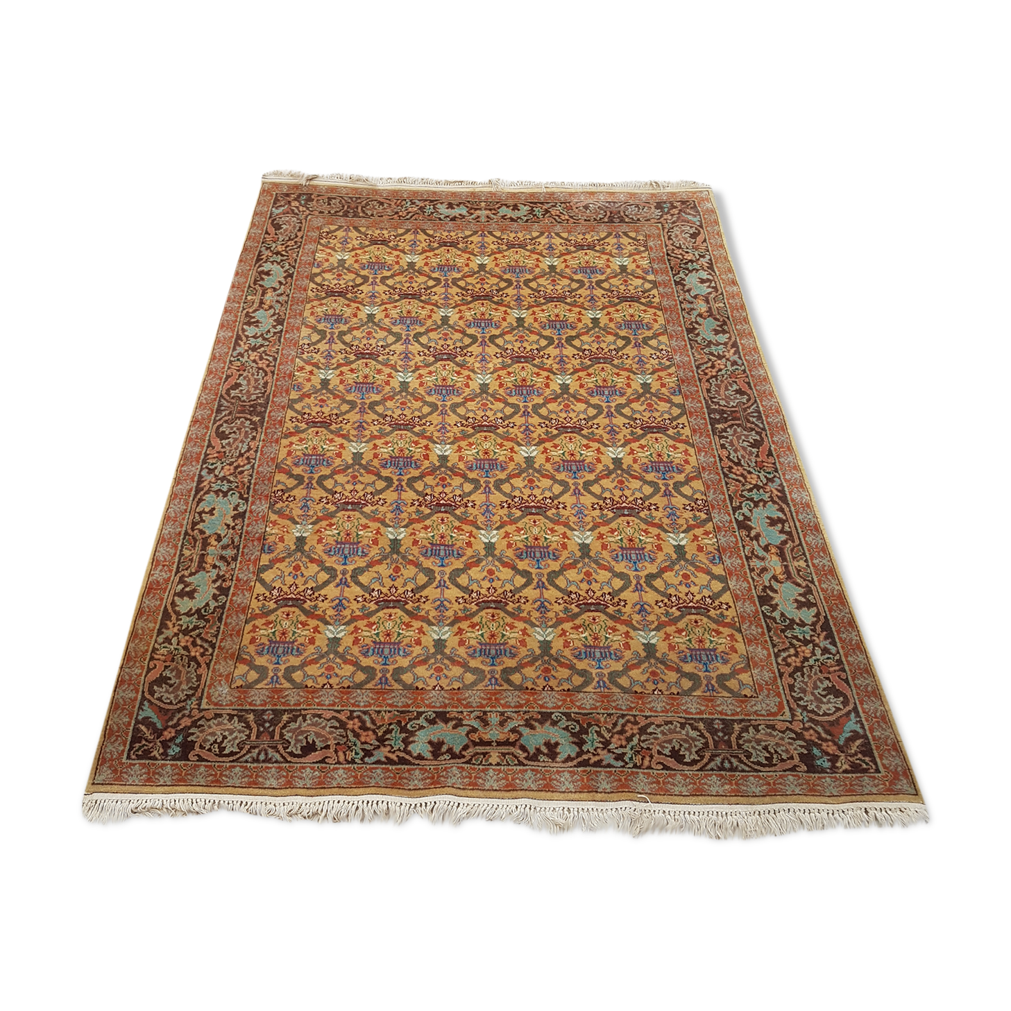 Tapis d'Iran kachan 100% laine fait main