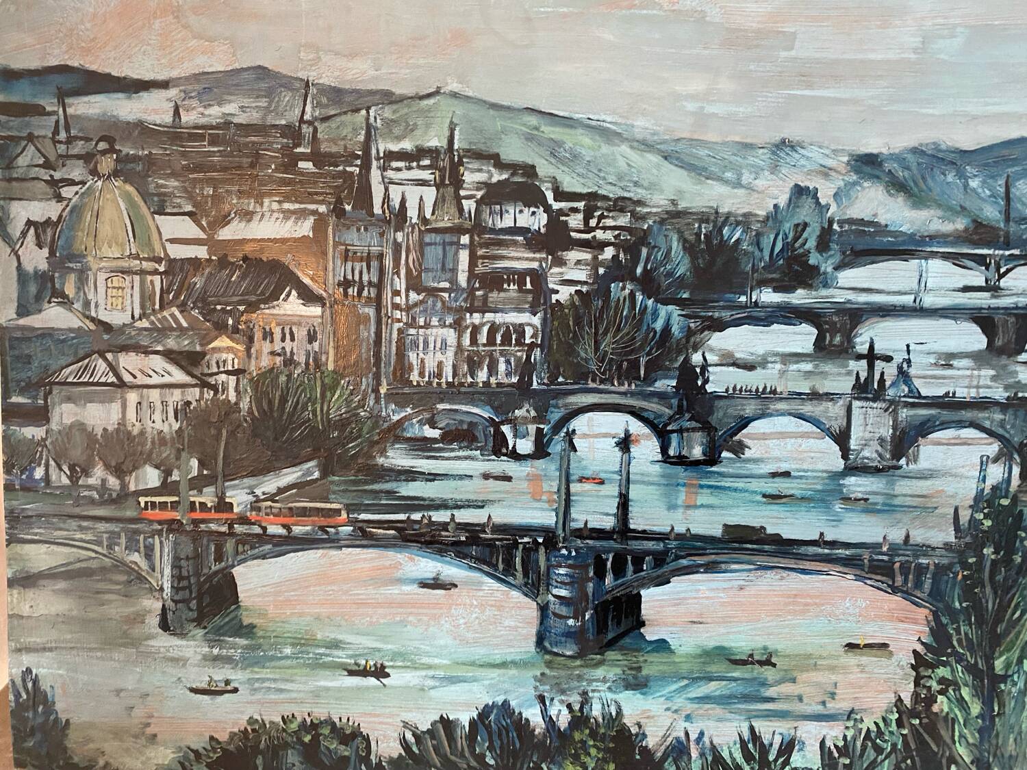 Paysage de ville du xxeme siècle