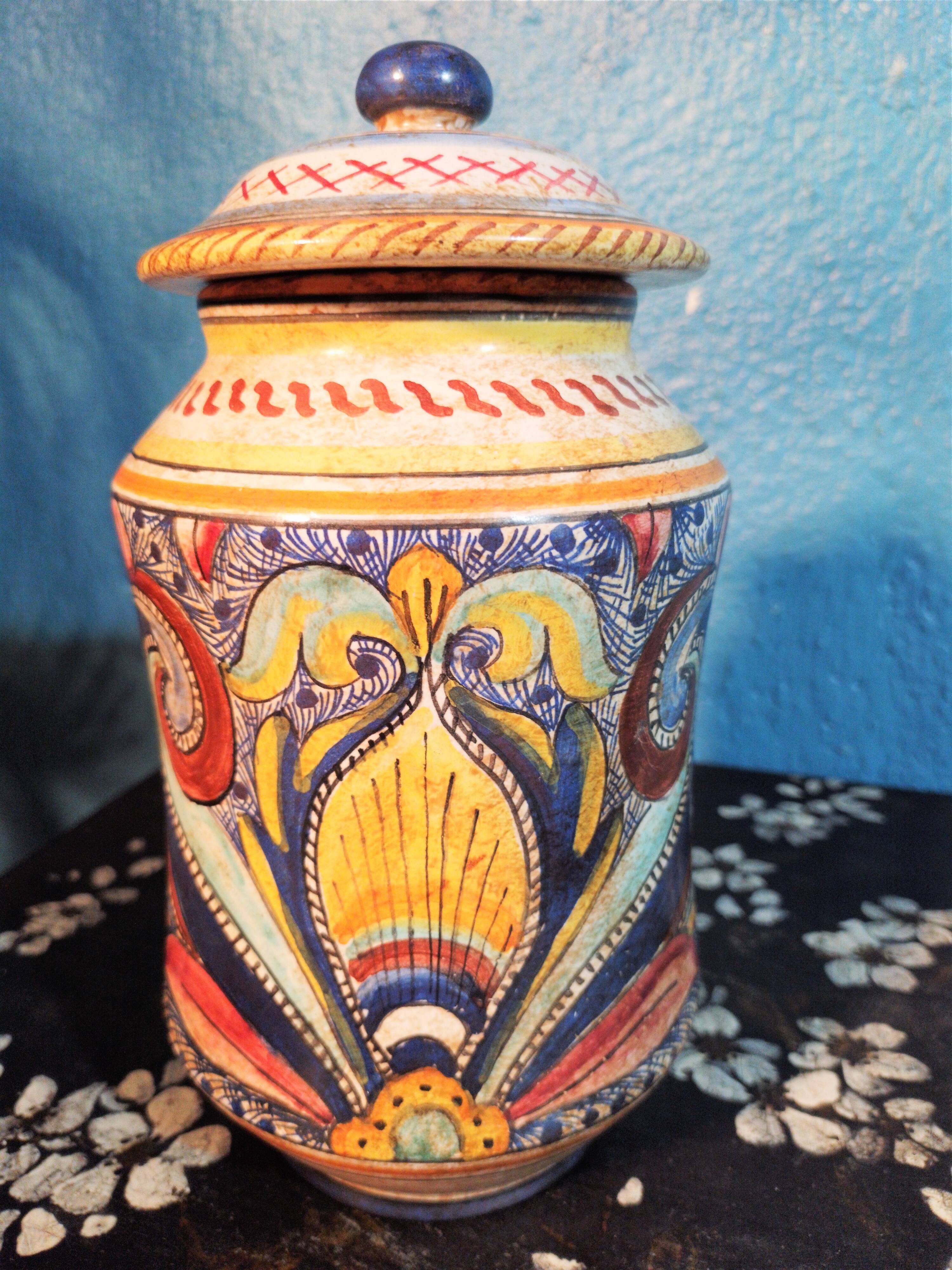 Ceramic pot Sicily 1960s