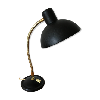 Vintage granite metal lamp and 50s brass