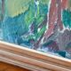 Huile sur toile suédoise originale du milieu du siècle « Öjersjö » par Sven Hamlet