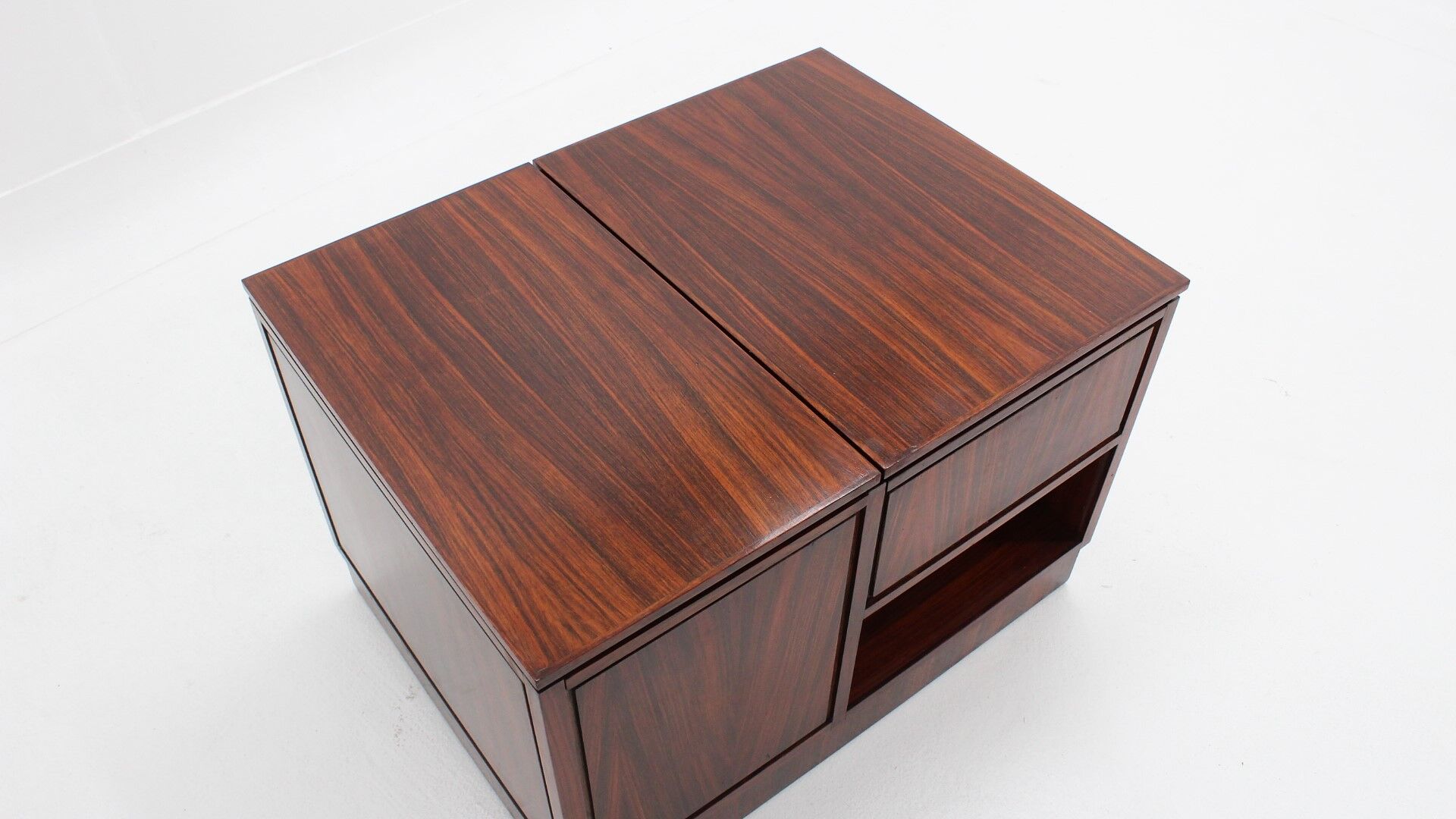 Sormani trolley coffee table with bar 1960s