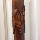 Sellette Art Deco in varnished wood