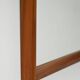 Swedish Scandinavian teak mirror with label