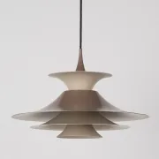 Danish vintage Radius pendant lamp by Erik Balslev, Fog og Morup, 1977