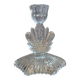 Antique pressed glass candlestick – Art Deco design