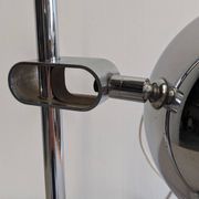 Chrome eye ball lamp, space age, Germany circa 1970.