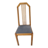 Set of 6 chairs with upholstered seats