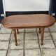Vintage Oval Oak Coffee Table