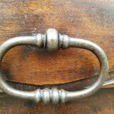 Armoire deux corps haut en retrait style Louis XIII