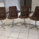 Suite of 4 chairs vintage armchairs 1970
