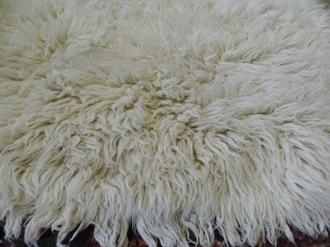 Greek flokati wool rug 1970 - 255x160cm