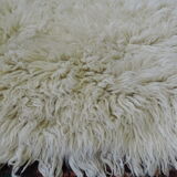 Greek flokati wool rug 1970 - 255x160cm