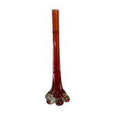 Red glass soliflore