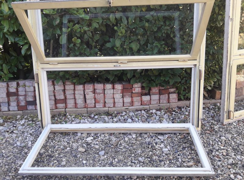 Wooden canopy 3 windows with bellows and abbatant