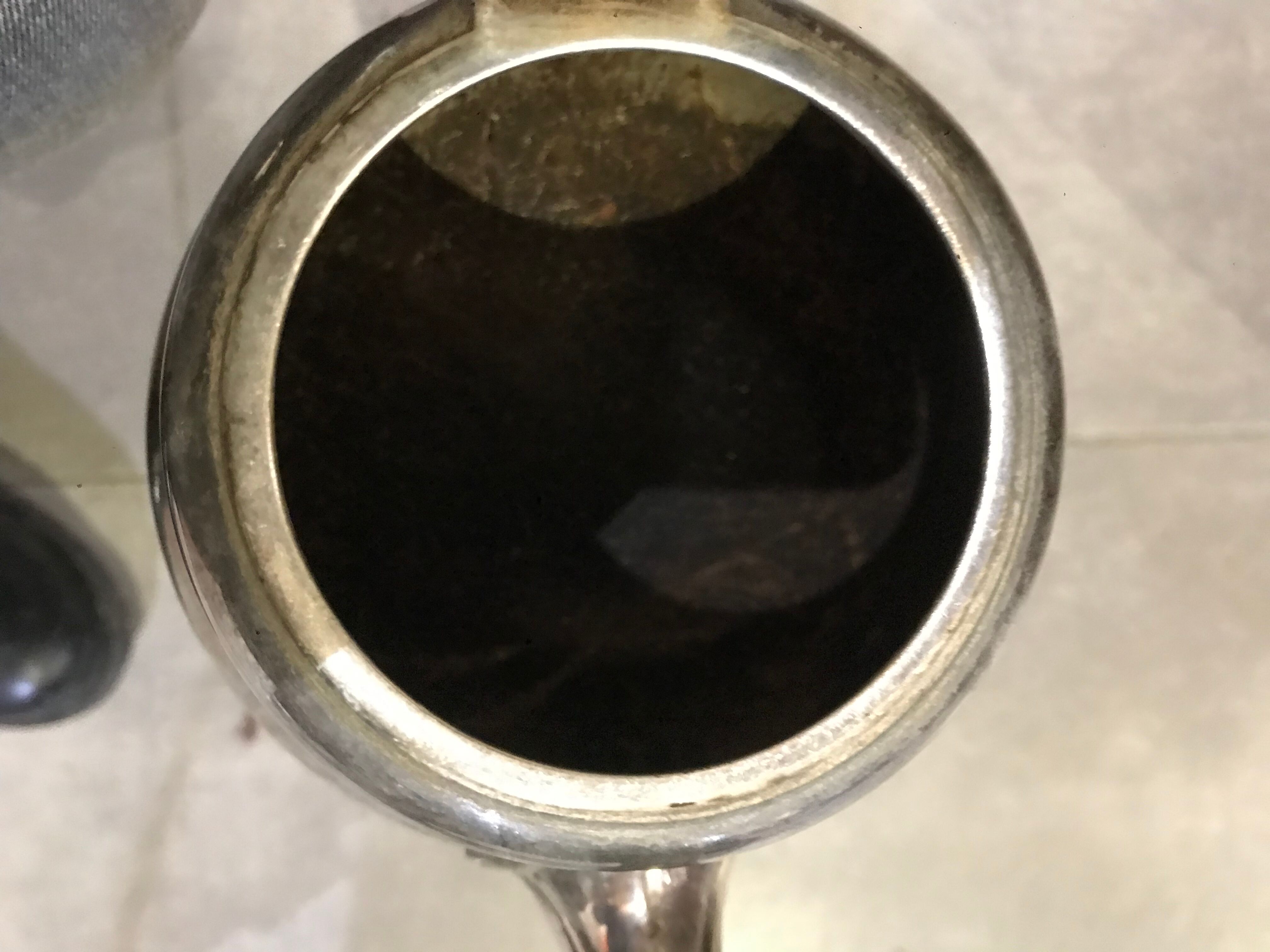 Christofle silver metal teapot