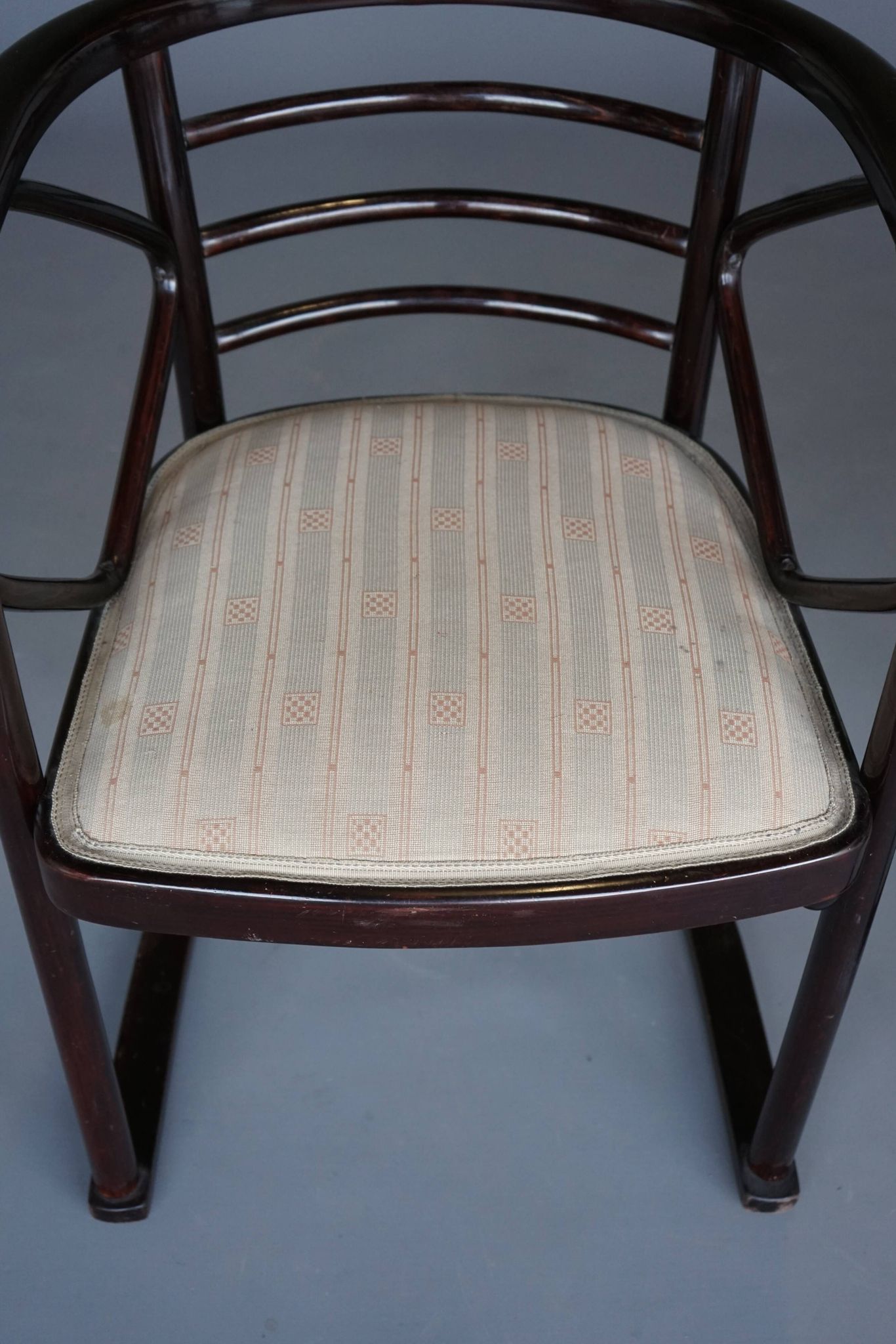Model 728 'Fledermaus' chairs attributed to Josef Hoffmann for J & J Kohn,