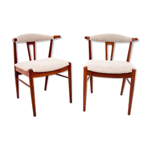 Deux chaises en teck,