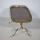 Regency Brass and Teak Bar Side Table with Removable Tray, 1960s