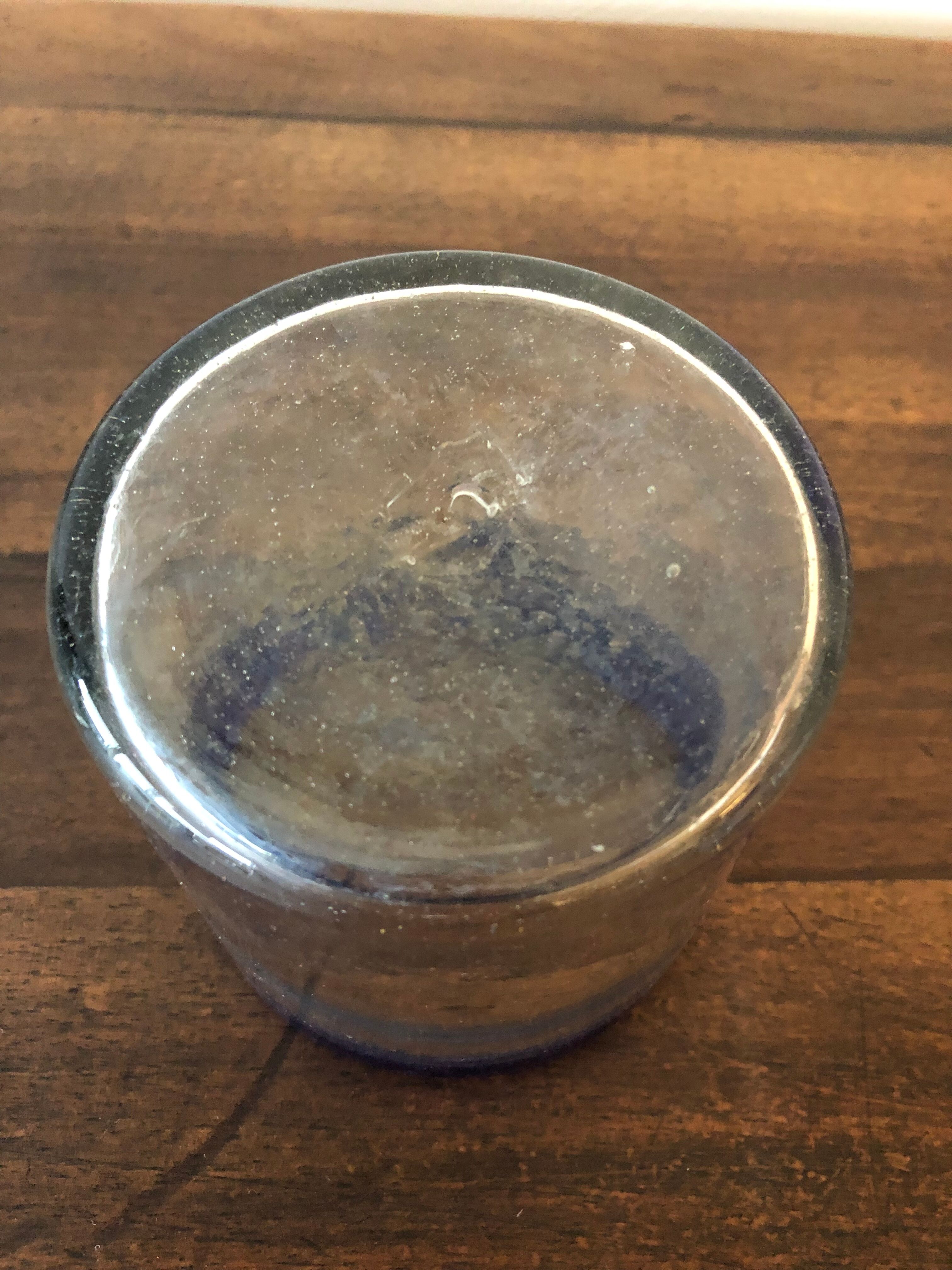 Old blown glass pencil pots