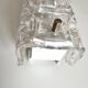 Vintage crystal wall sconce by Gert Nyström, 1960s
