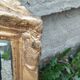 Antique Louis XVI style gilded wood mirror