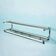 Vintage Scandinavian tubular coat rack from the 1960s.