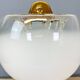 Table Lamp Mazzega, Toni Zuccheri opal glass