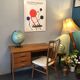 Vintage desk compass feet