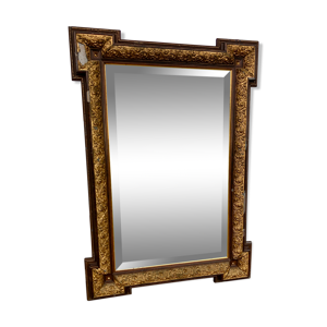 miroir bois doré 76x109