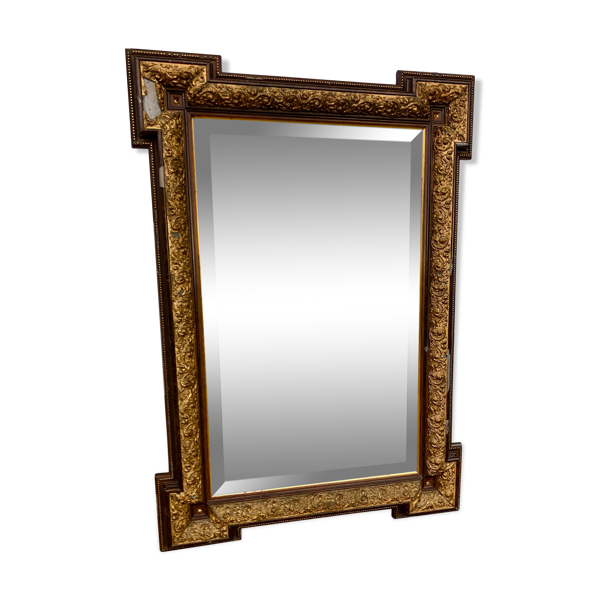 Miroir bois doré 76x109 — Beyit