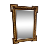 Large mirror gilded wood 76x109