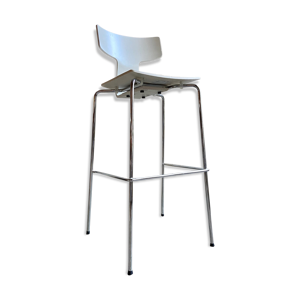 Chaise de bar avec dossier marteau