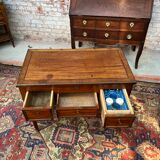 Men's dressing table in mahogany stamped period Louis XVI XVIII th century
