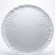 Plat à tarte vintage en porcelaine fine de Limoges blanche