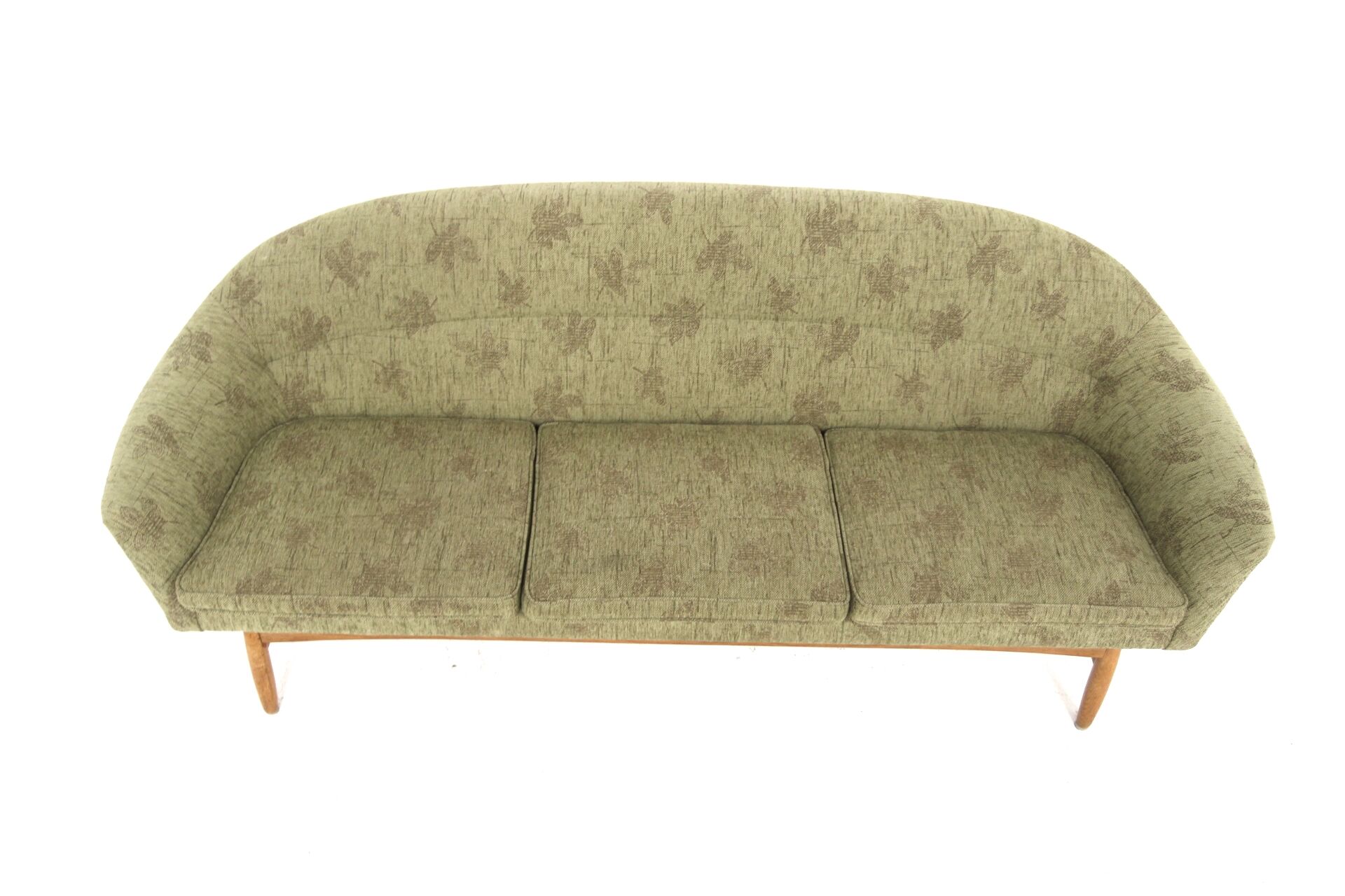 Canapé scandinave en chêne, 3 places, Suède, 1950