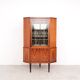 Danish rosewood corner display cabinet, 1960s