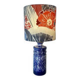 Ceramic vase lamp veb haldensleben – gdr | unique recycled piece