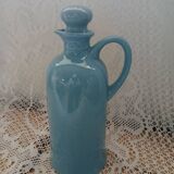 Blue ceramic bottle